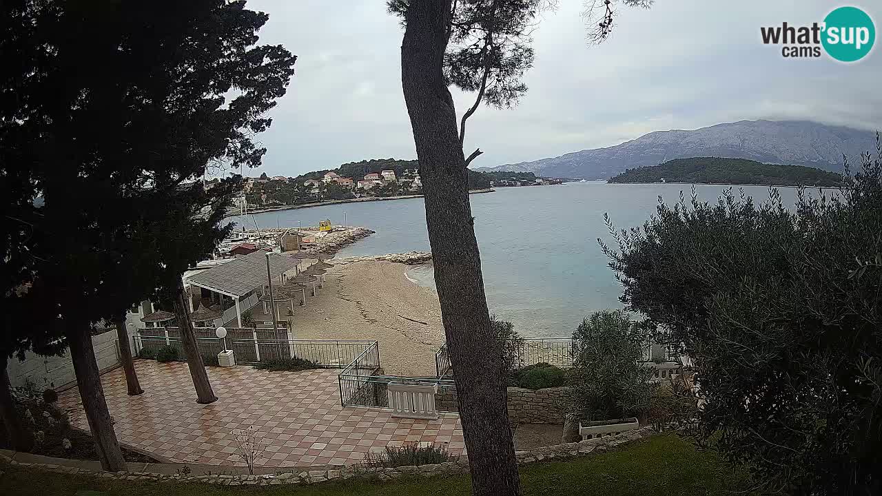 Camera en vivo Lumbarda – Playa Prvi Žal – Korčula