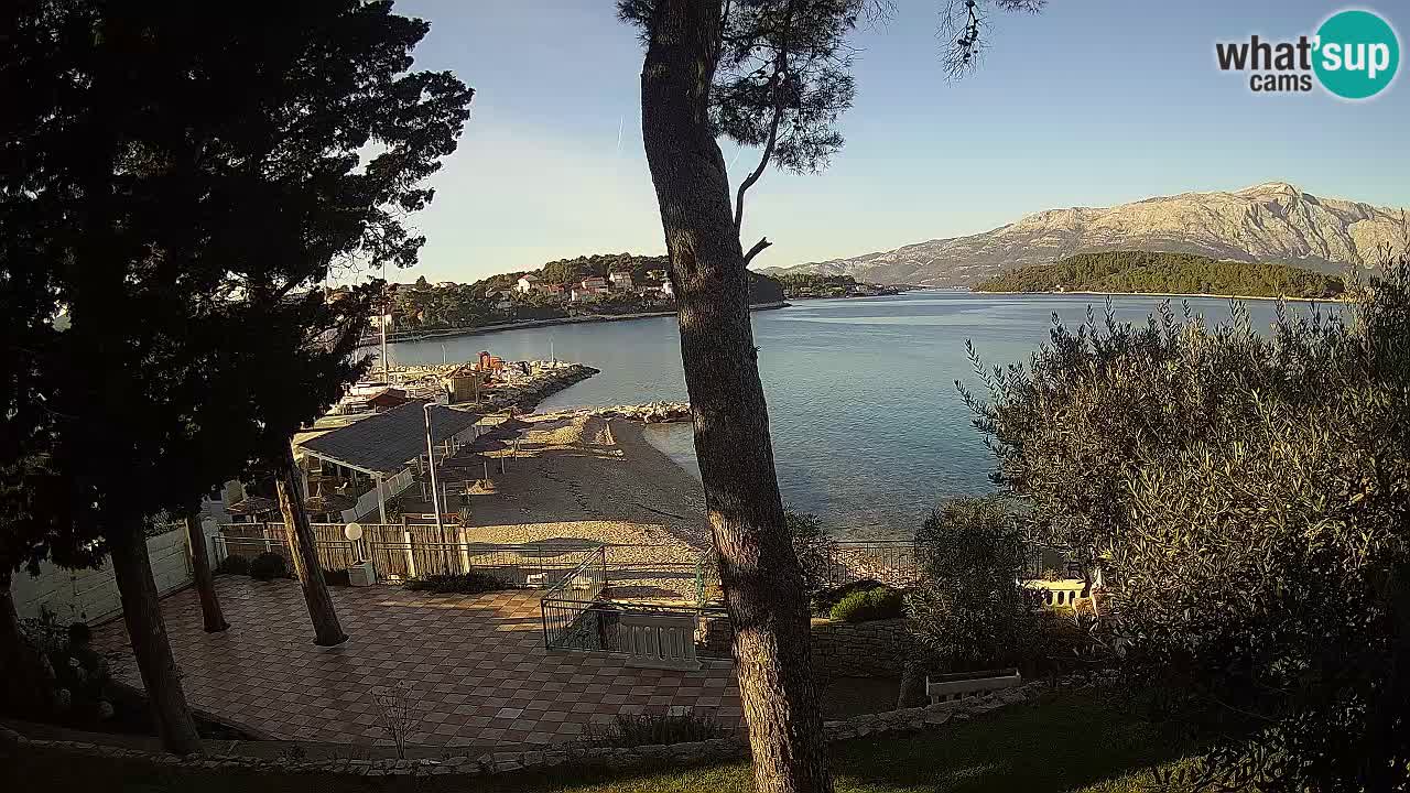 Webcam Lumbarda – Prvi Žal beach – Korčula