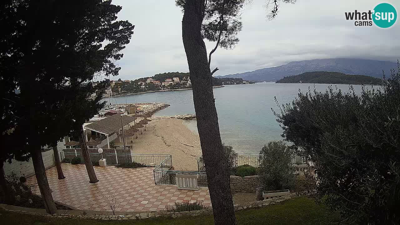 Web kamera Lumbarda – Plaža Prvi Žal – Korčula