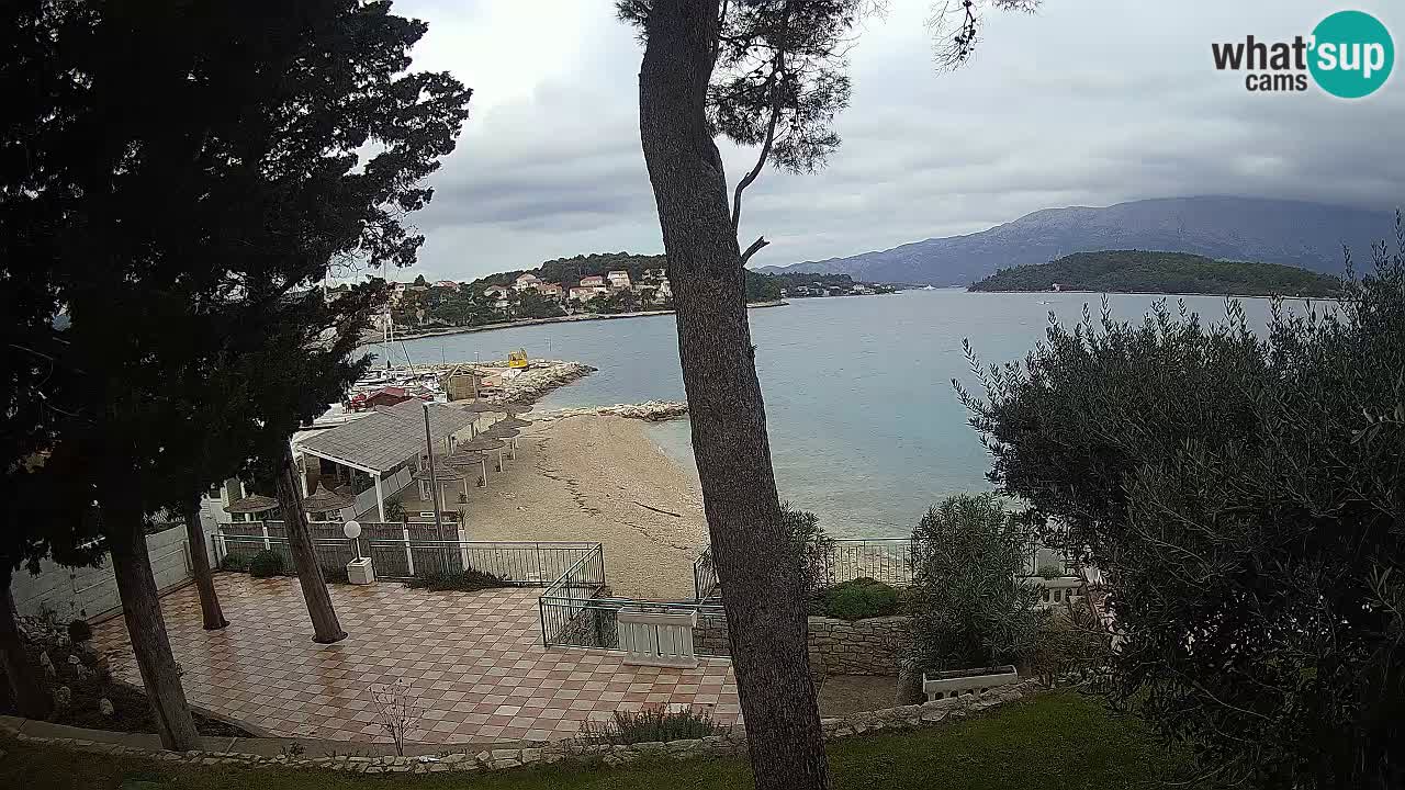 Livecam Lumbarda – Spiaggia Prvi Žal – Korčula