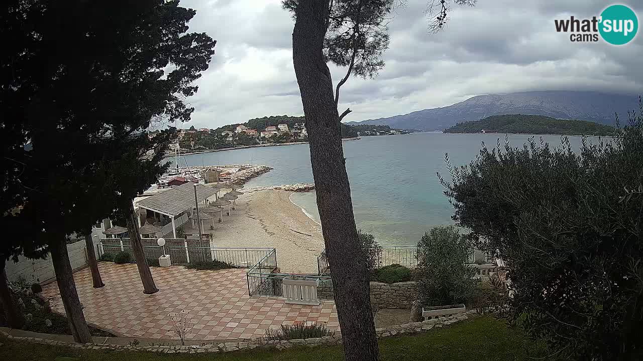 Camera en vivo Lumbarda – Playa Prvi Žal – Korčula
