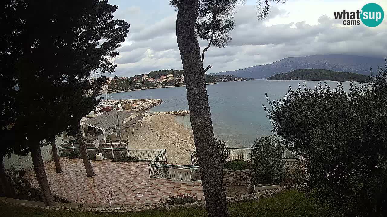 Livecam Lumbarda – Spiaggia Prvi Žal – Korčula