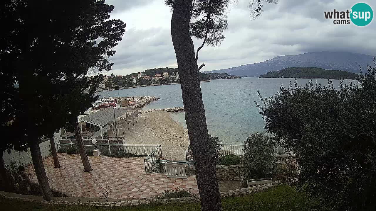 Livecam Lumbarda – Spiaggia Prvi Žal – Korčula