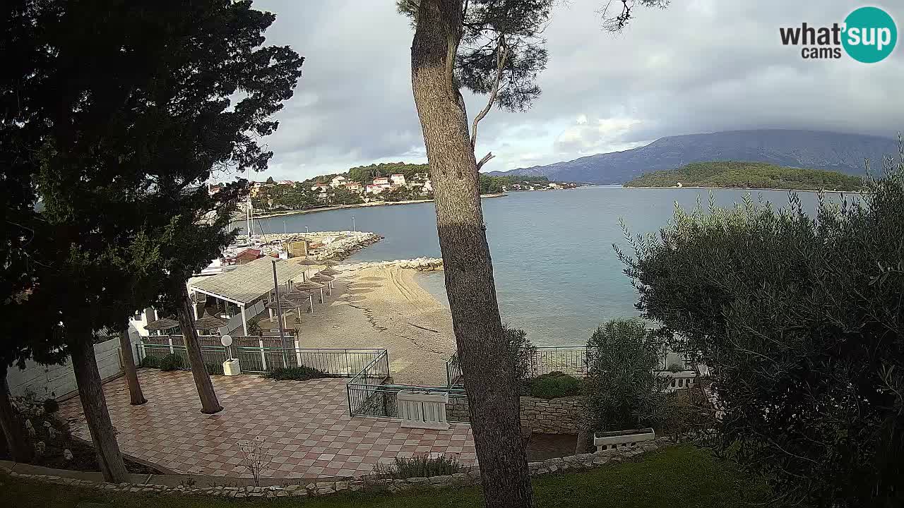 Web kamera Lumbarda – Plaža Prvi Žal – Korčula