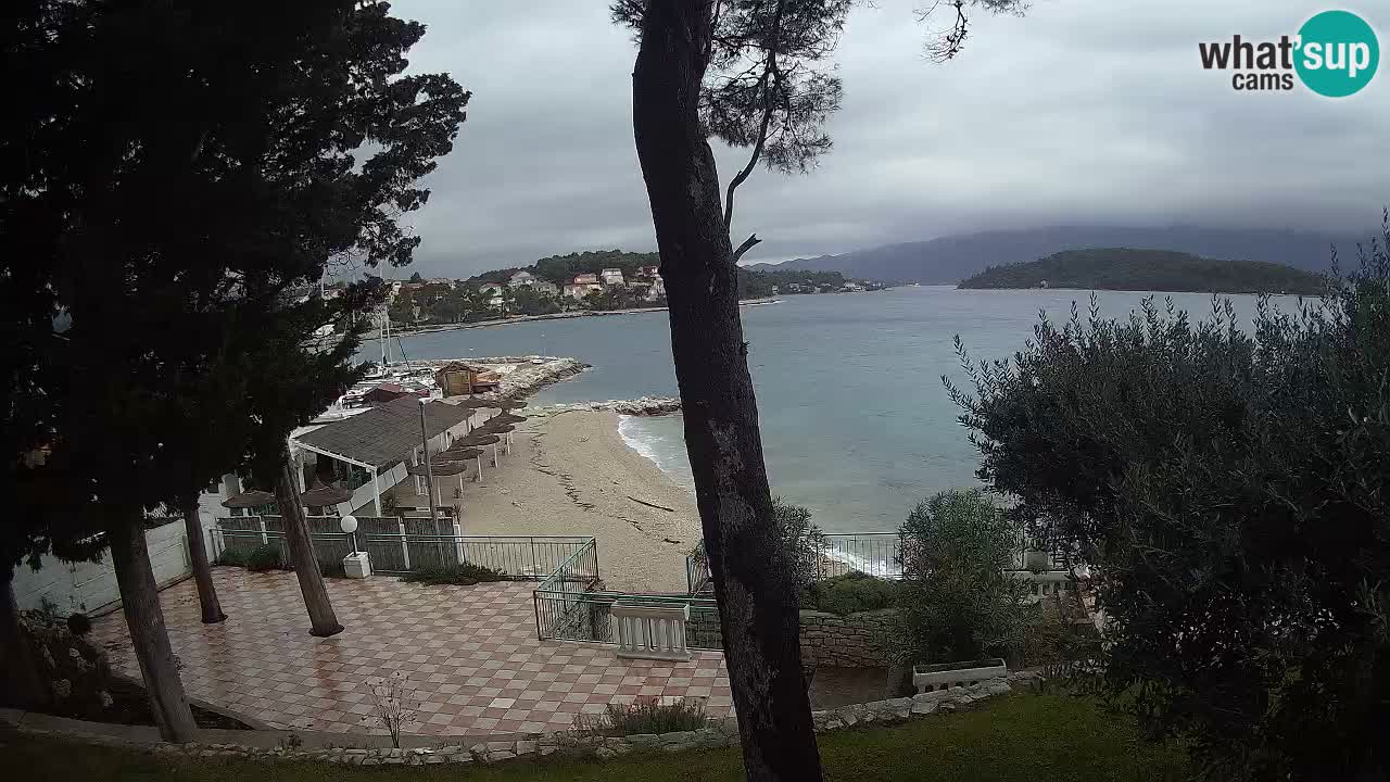 Livecam Lumbarda – Spiaggia Prvi Žal – Korčula