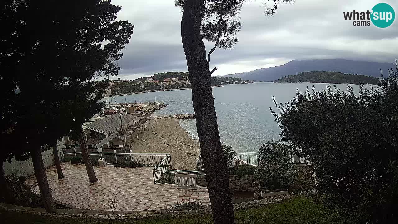 Spletna kamera Lumbarda – Plaža Prvi Žal – Korčula