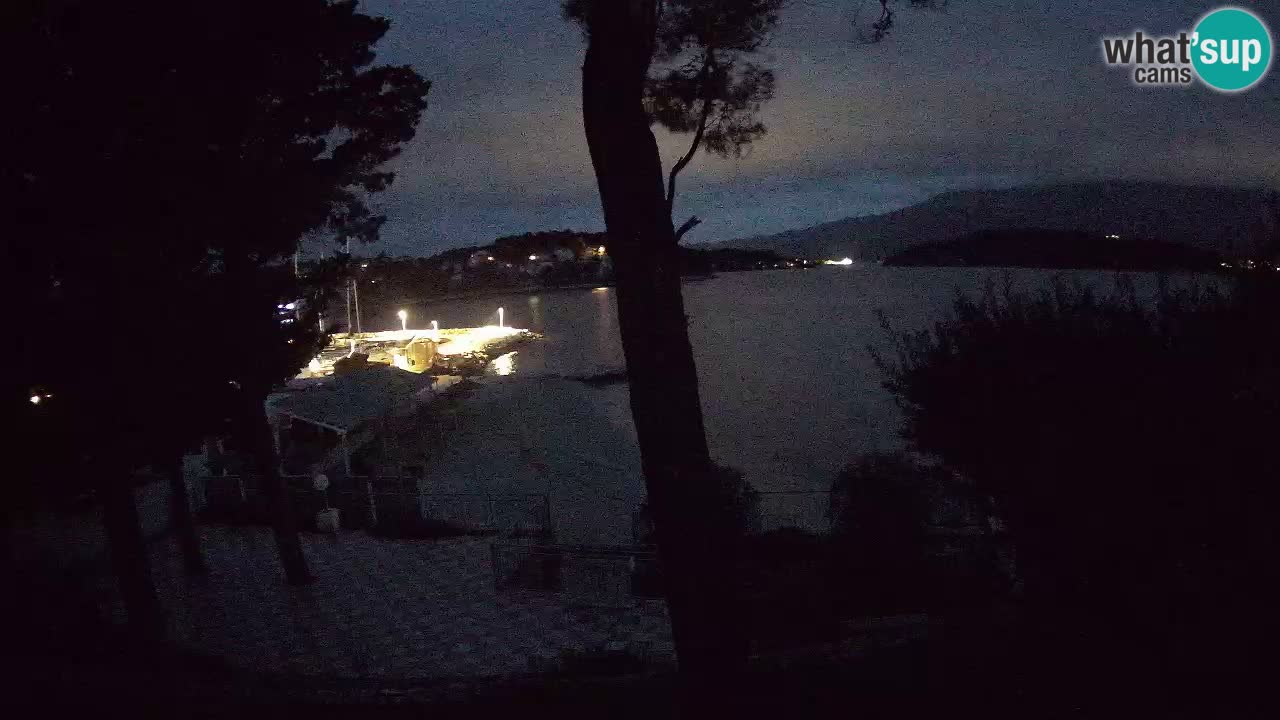 Web kamera Lumbarda – Plaža Prvi Žal – Korčula