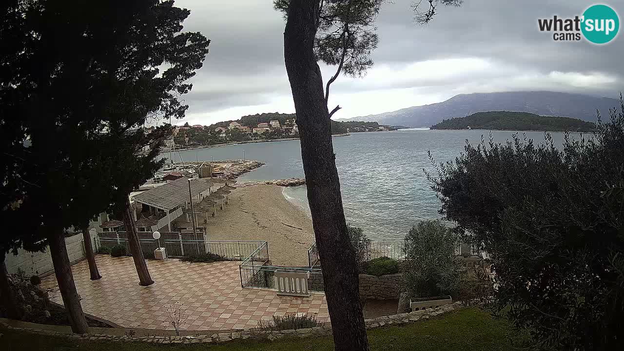 Camera en vivo Lumbarda – Playa Prvi Žal – Korčula