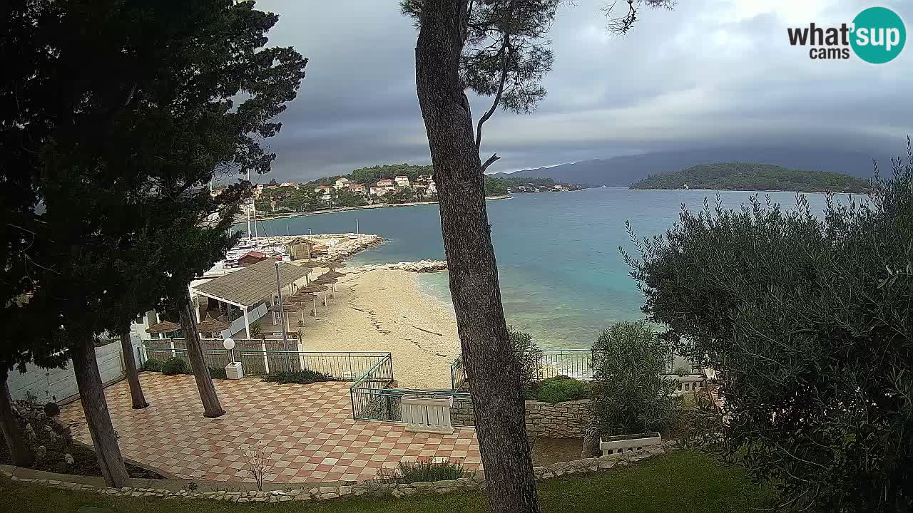 Spletna kamera Lumbarda – Plaža Prvi Žal – Korčula