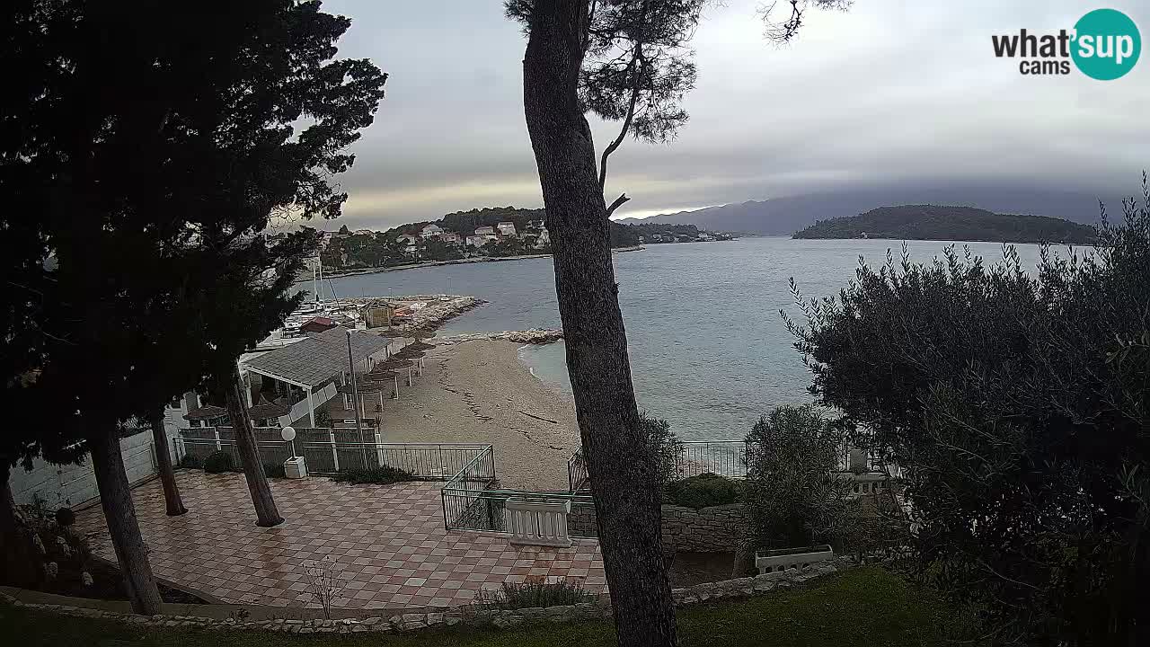 Spletna kamera Lumbarda – Plaža Prvi Žal – Korčula