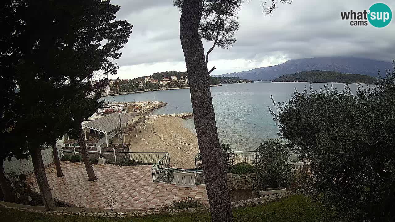 Web kamera Lumbarda – Plaža Prvi Žal – Korčula
