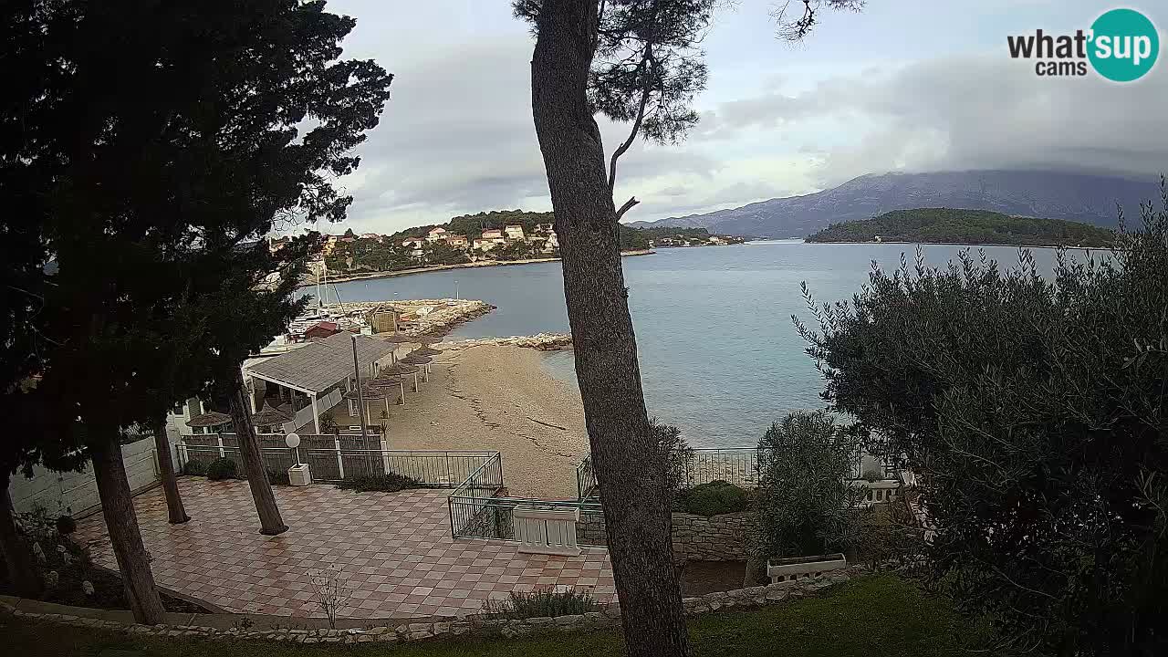 Webcam Lumbarda – Prvi Žal beach – Korčula