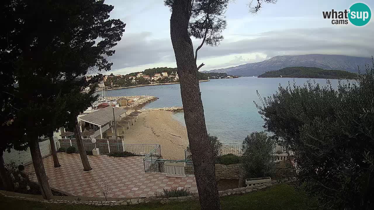 Webcam Lumbarda – Prvi Žal beach – Korčula