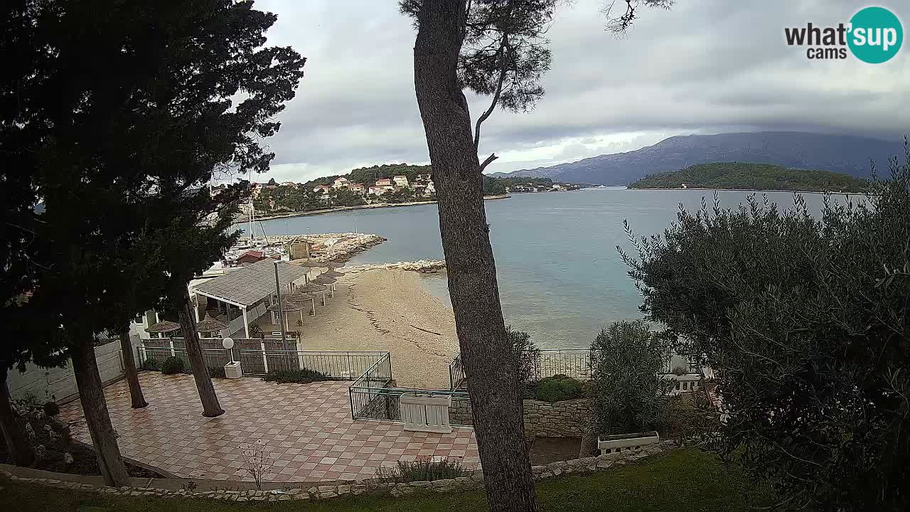 Web kamera Lumbarda – Plaža Prvi Žal – Korčula