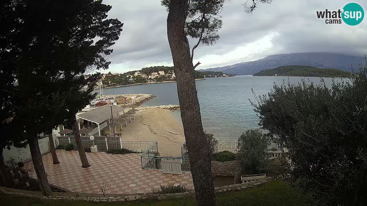 Camera en vivo Lumbarda – Playa Prvi Žal – Korčula