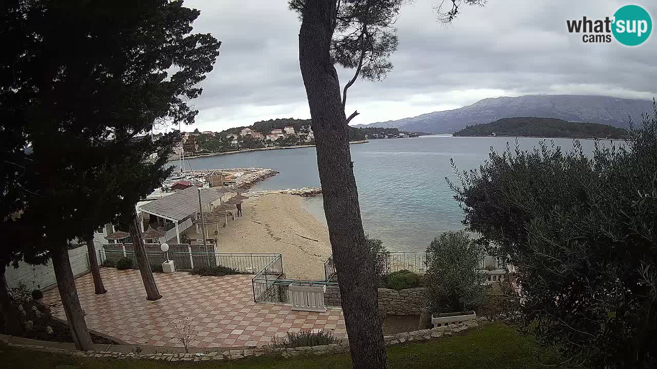 Webcam Lumbarda – Prvi Žal beach – Korčula