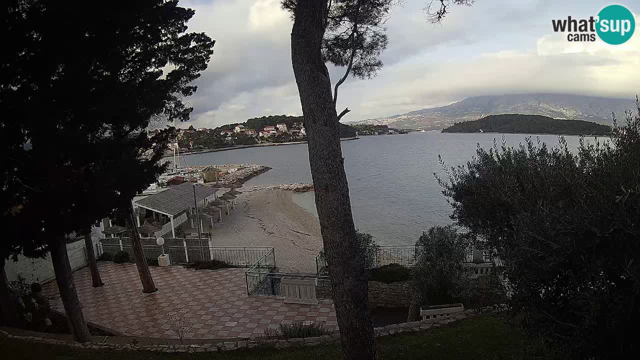 Livecam Lumbarda – Spiaggia Prvi Žal – Korčula