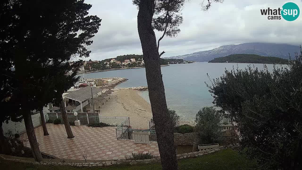 Livecam Lumbarda – Spiaggia Prvi Žal – Korčula