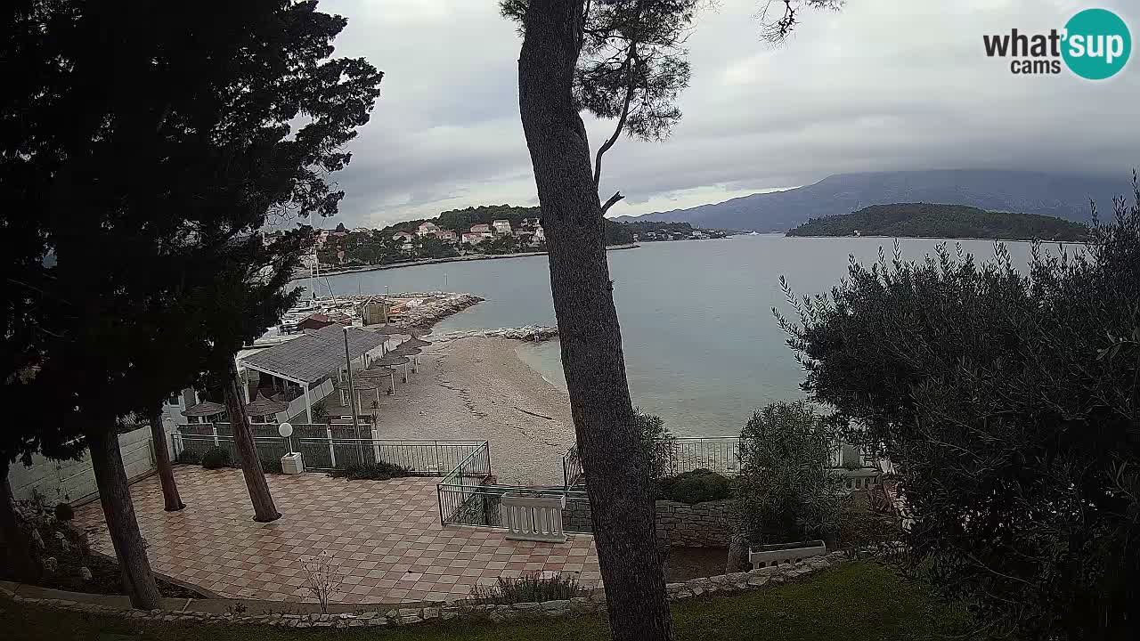 Livecam Lumbarda – Spiaggia Prvi Žal – Korčula