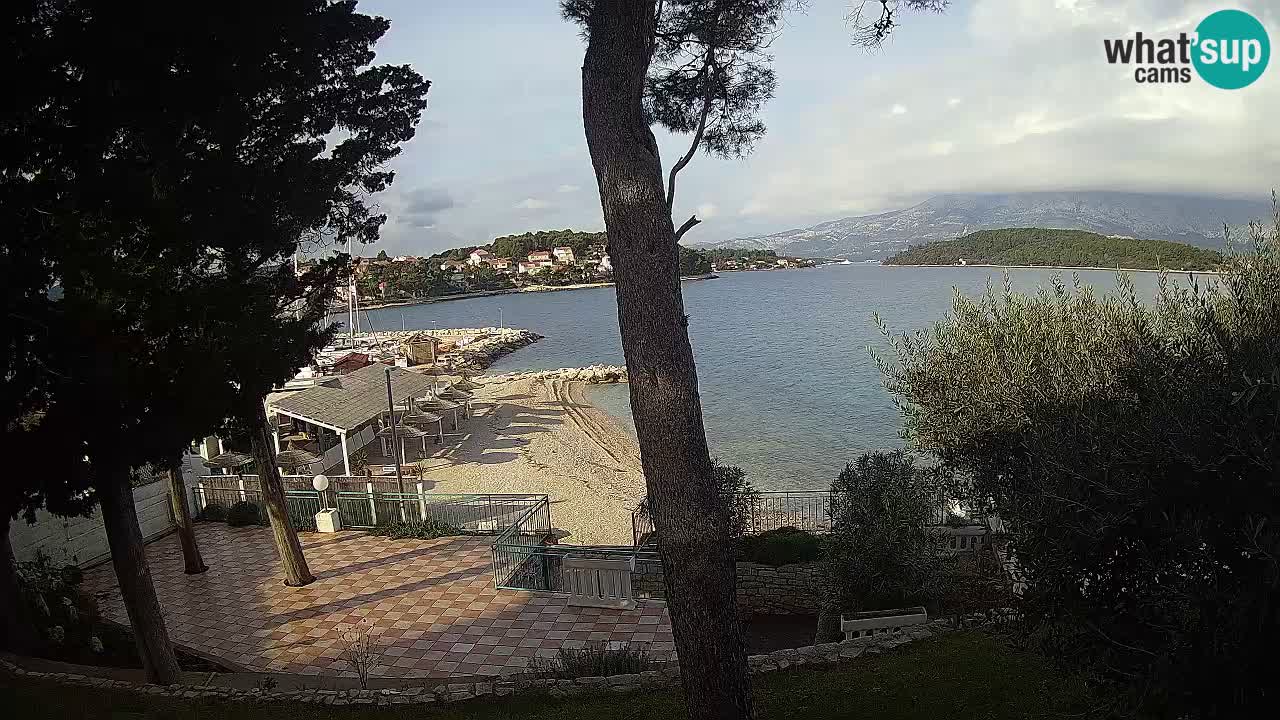Camera en vivo Lumbarda – Playa Prvi Žal – Korčula