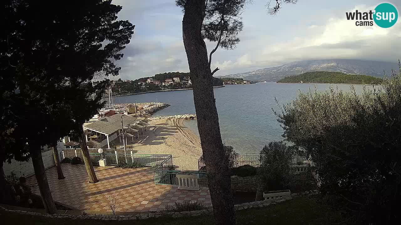 Web kamera Lumbarda – Plaža Prvi Žal – Korčula
