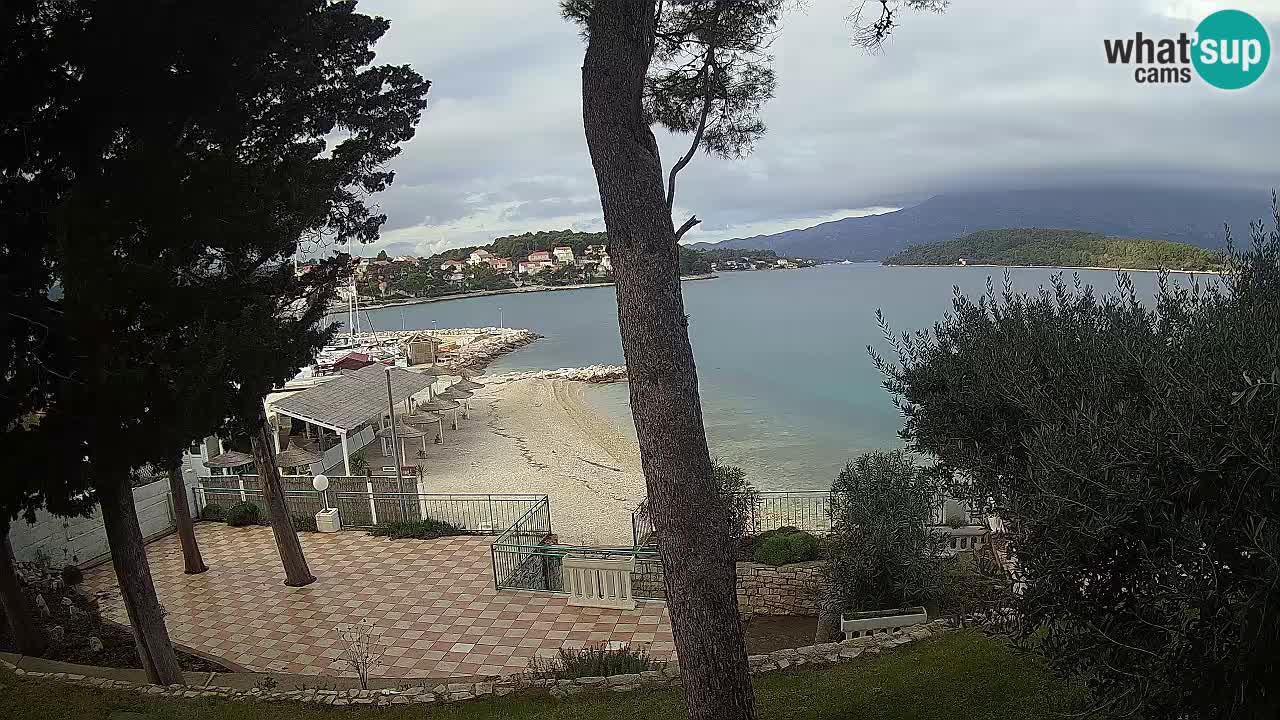 Livecam Lumbarda – Spiaggia Prvi Žal – Korčula