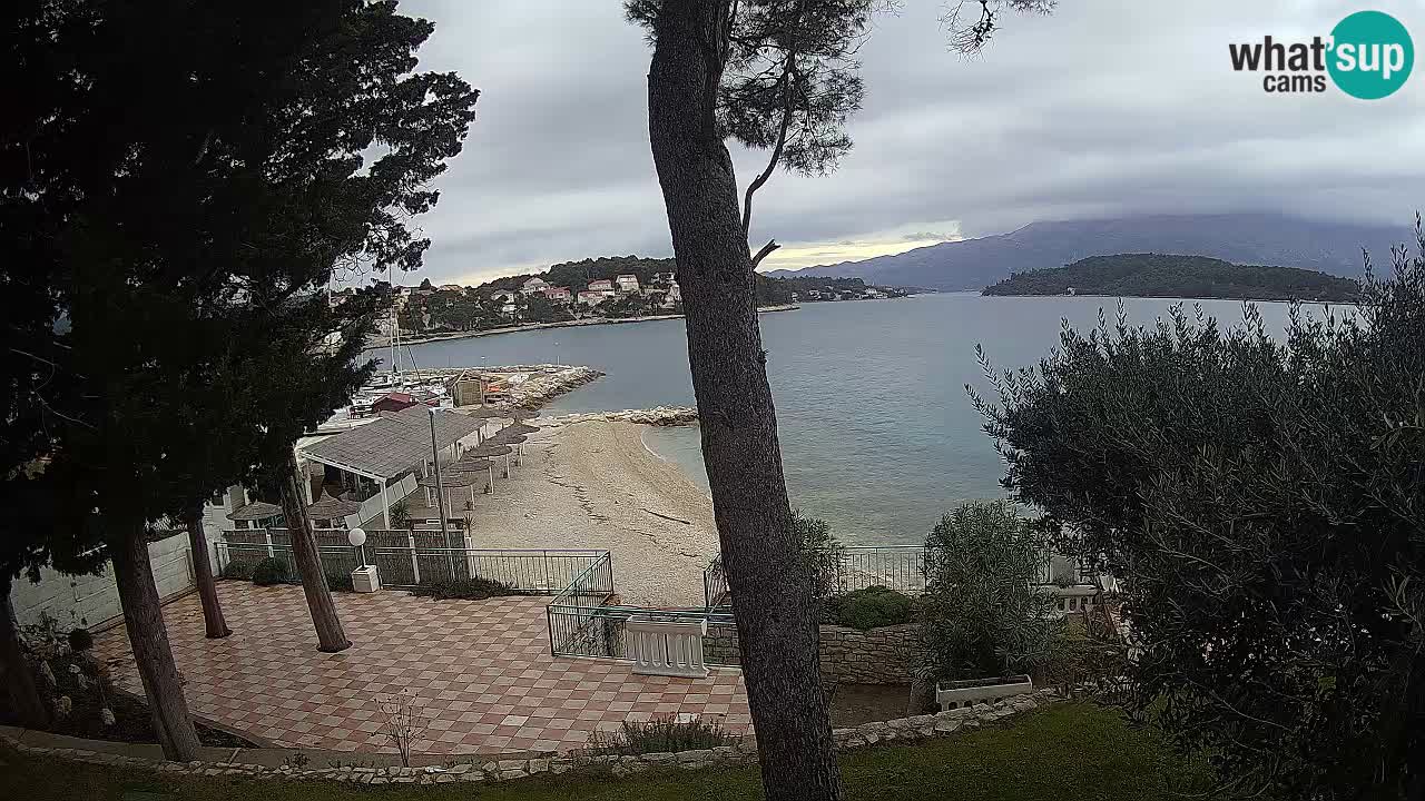 Livecam Lumbarda – Spiaggia Prvi Žal – Korčula