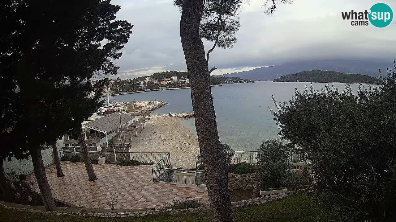 Web kamera Lumbarda – Plaža Prvi Žal – Korčula
