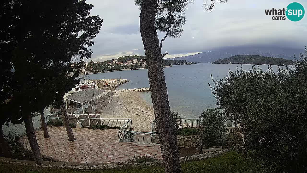 Camera en vivo Lumbarda – Playa Prvi Žal – Korčula