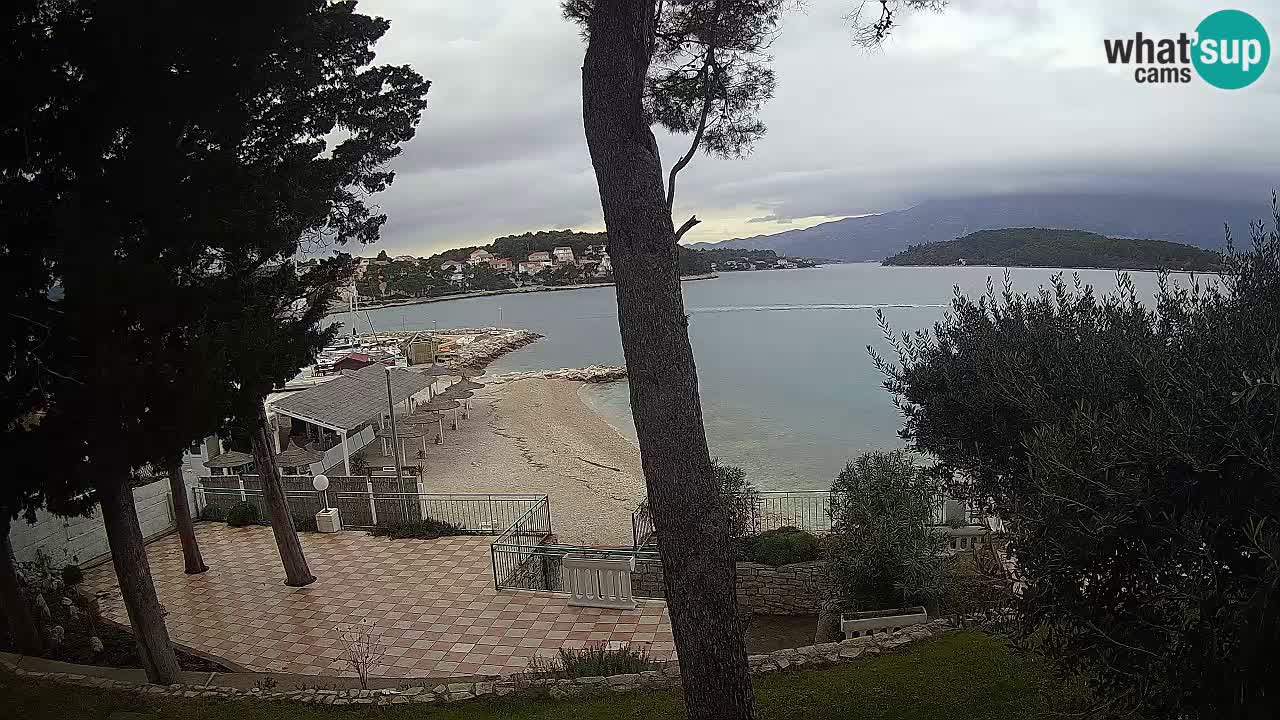 Camera en vivo Lumbarda – Playa Prvi Žal – Korčula