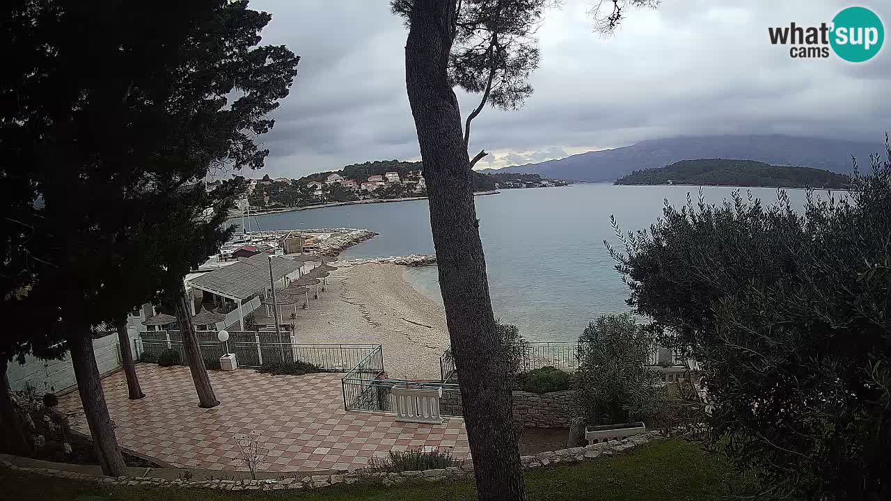 Livecam Lumbarda – Spiaggia Prvi Žal – Korčula