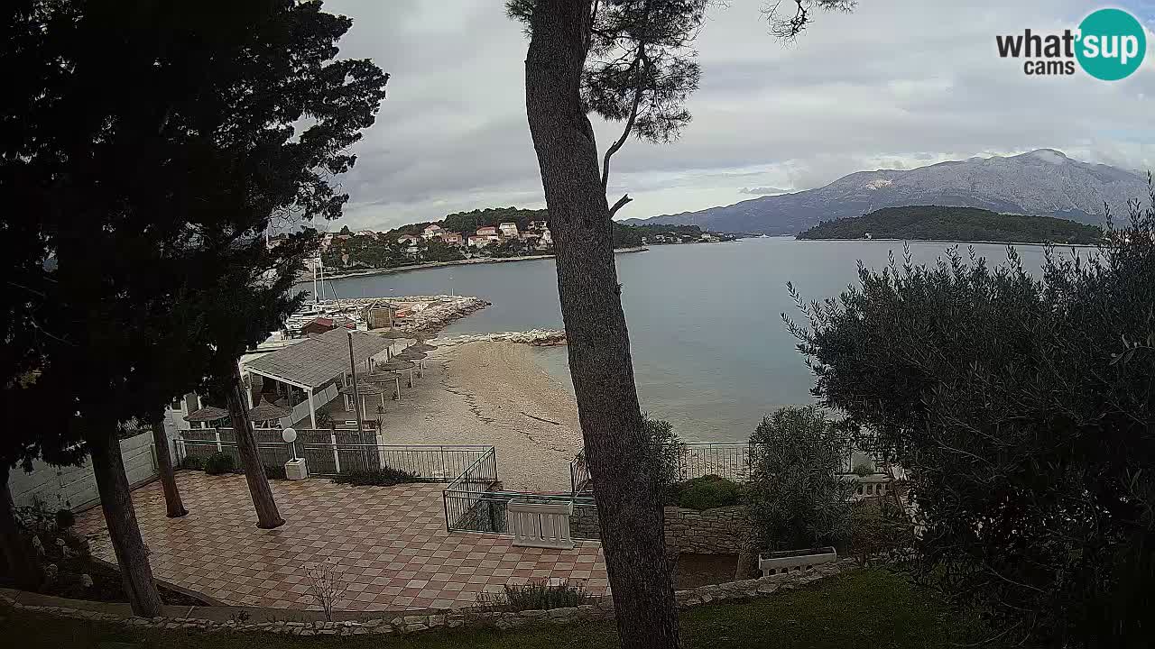 Webcam Lumbarda – Prvi Žal beach – Korčula