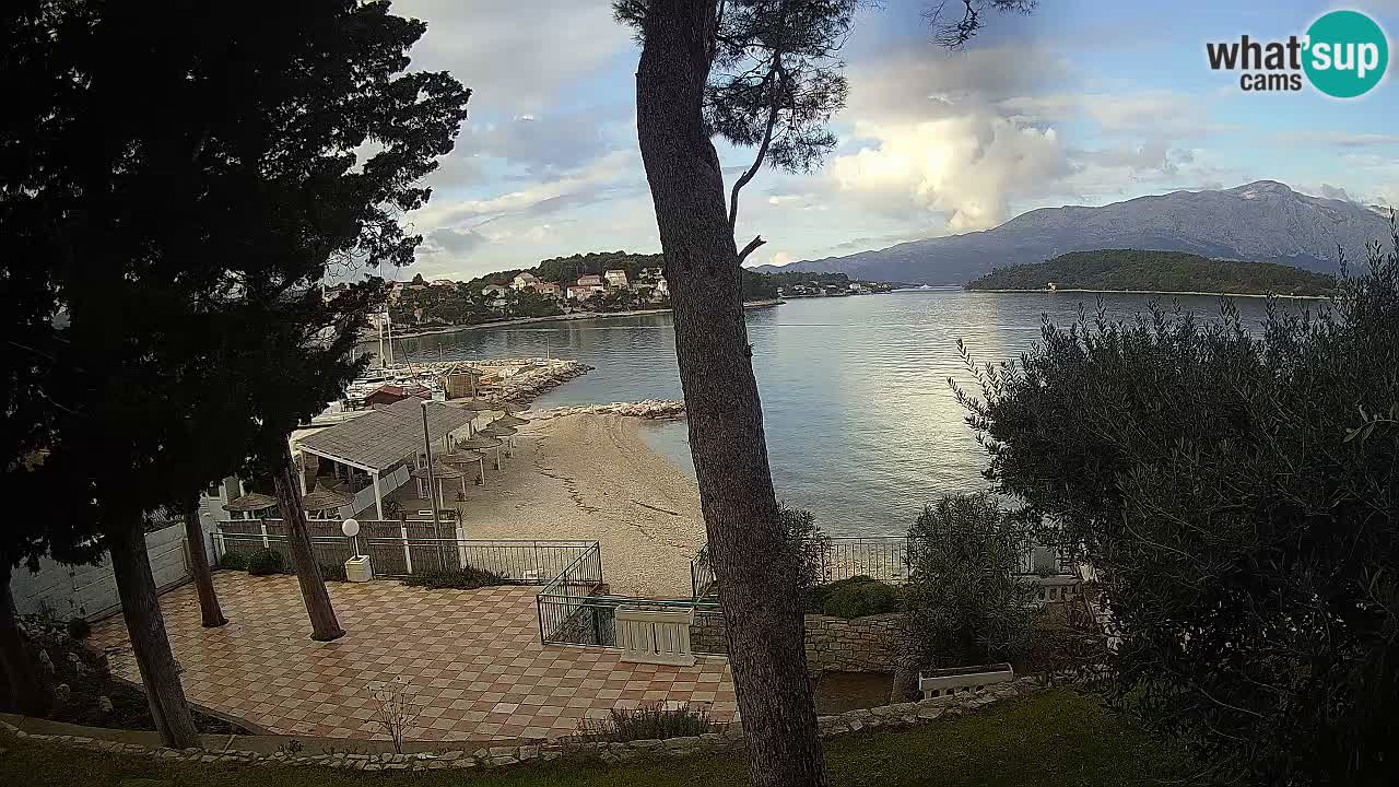 Web kamera Lumbarda – Plaža Prvi Žal – Korčula