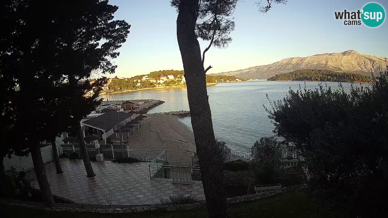 Webcam Lumbarda – Prvi Žal beach – Korčula