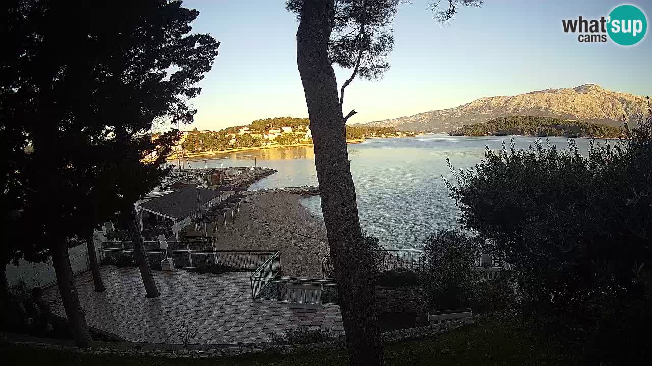 Webcam Lumbarda – Prvi Žal beach – Korčula