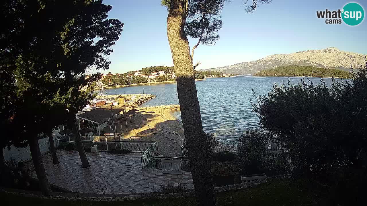 Webcam Lumbarda – Prvi Žal beach – Korčula