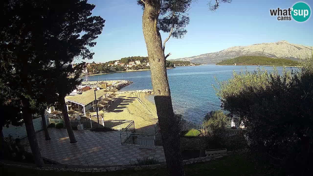 Web kamera Lumbarda – Plaža Prvi Žal – Korčula