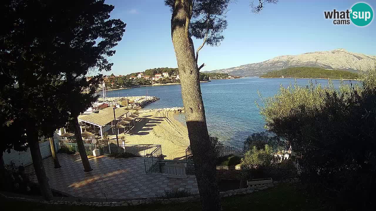 Webcam Lumbarda – Prvi Žal beach – Korčula