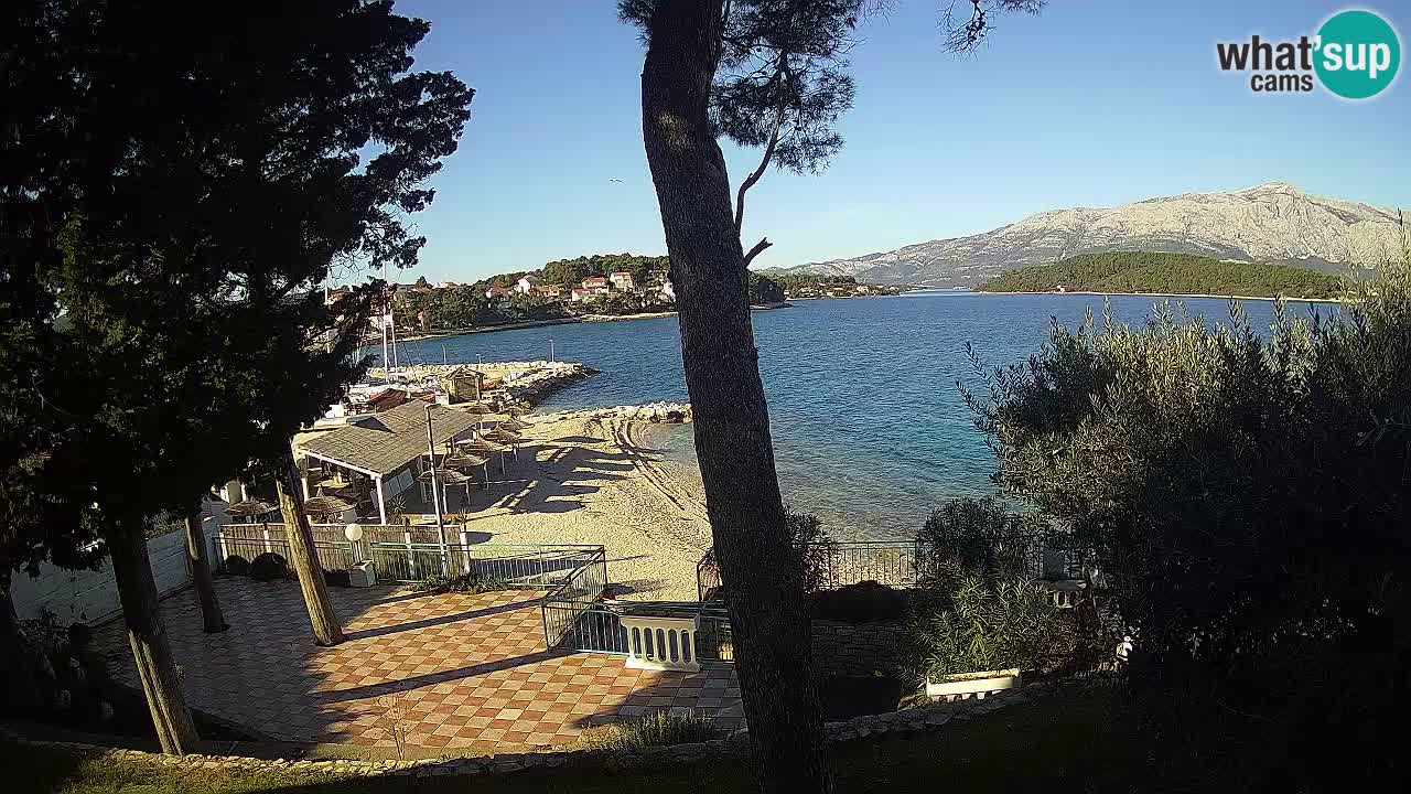 Web kamera Lumbarda – Plaža Prvi Žal – Korčula