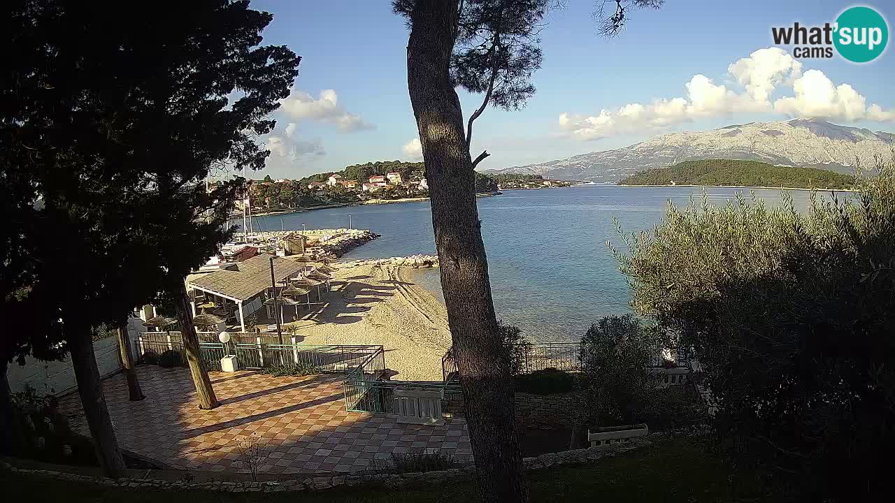 Webcam Lumbarda – Prvi Žal beach – Korčula