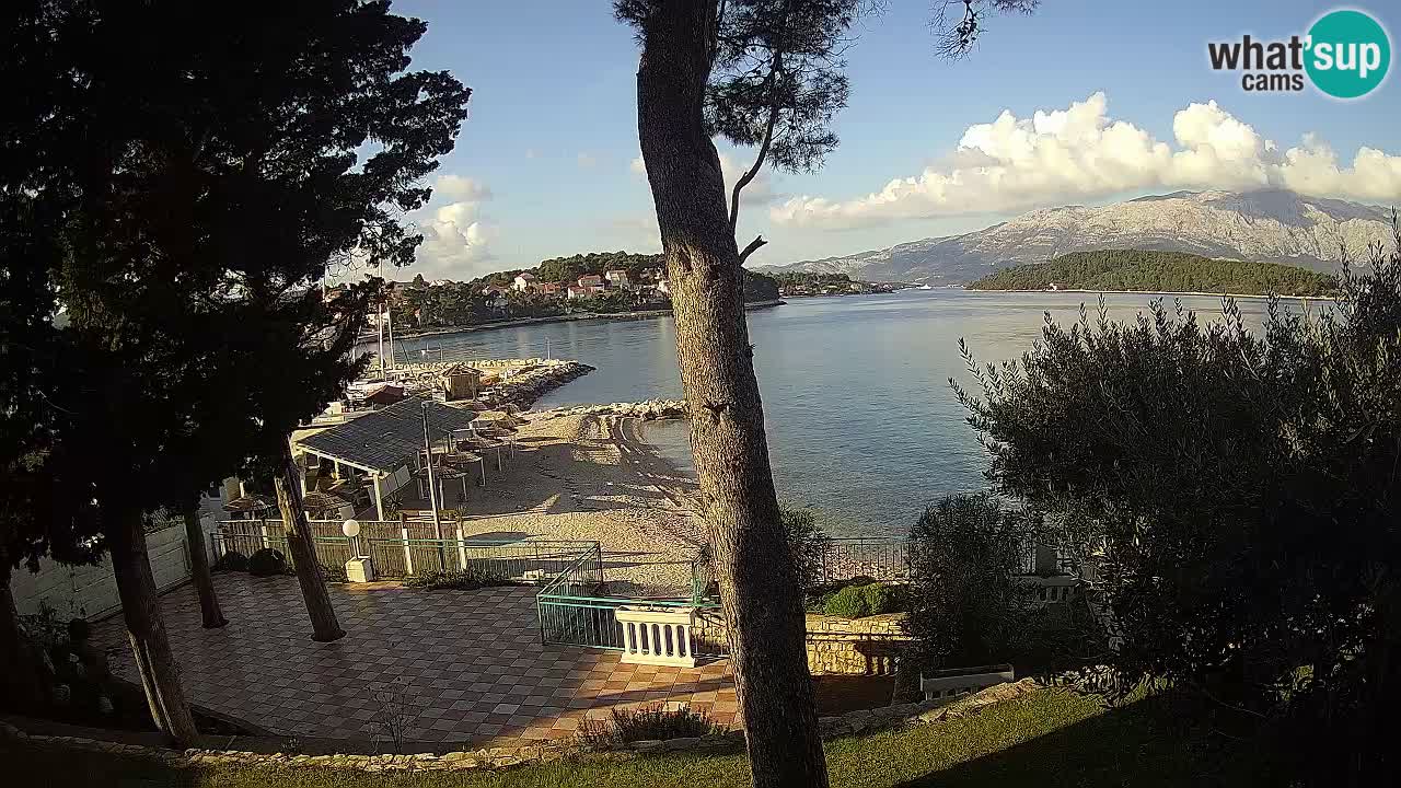 Webcam Lumbarda – Prvi Žal beach – Korčula