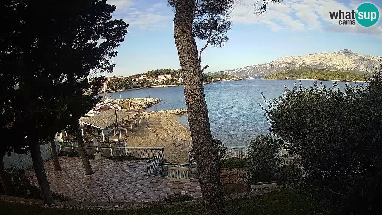 Webcam Lumbarda – Prvi Žal beach – Korčula