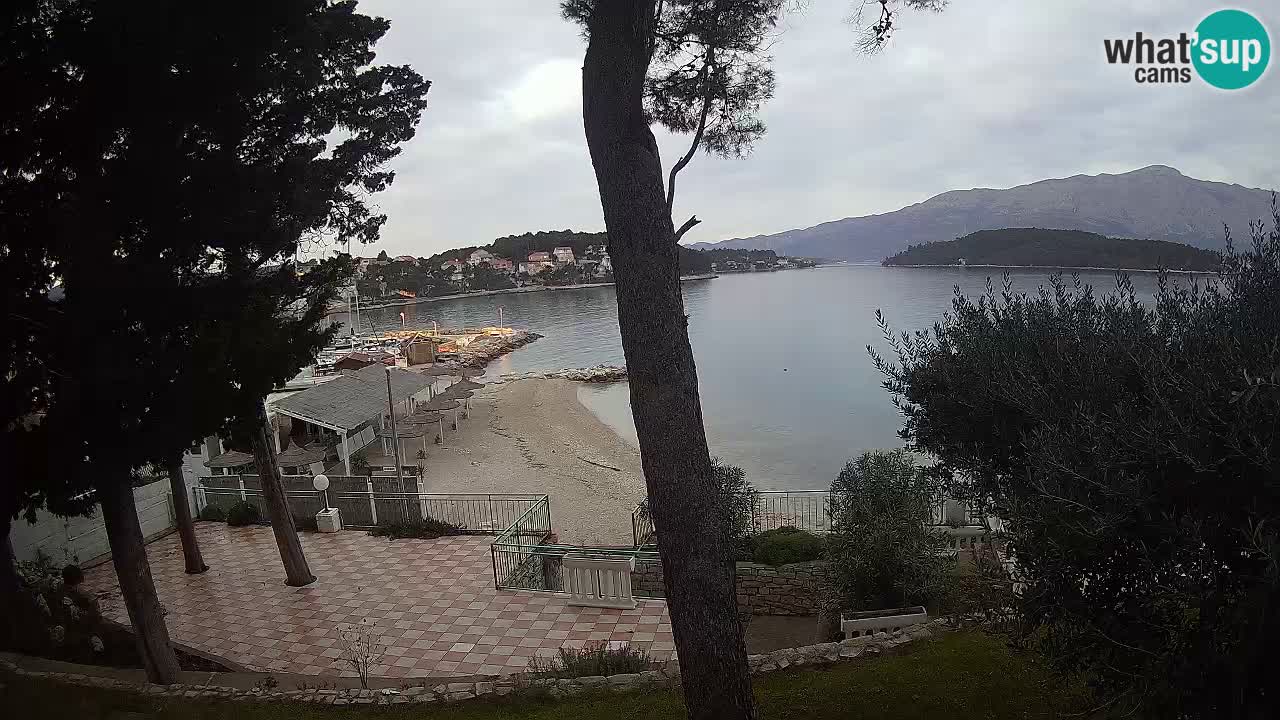 Camera en vivo Lumbarda – Playa Prvi Žal – Korčula