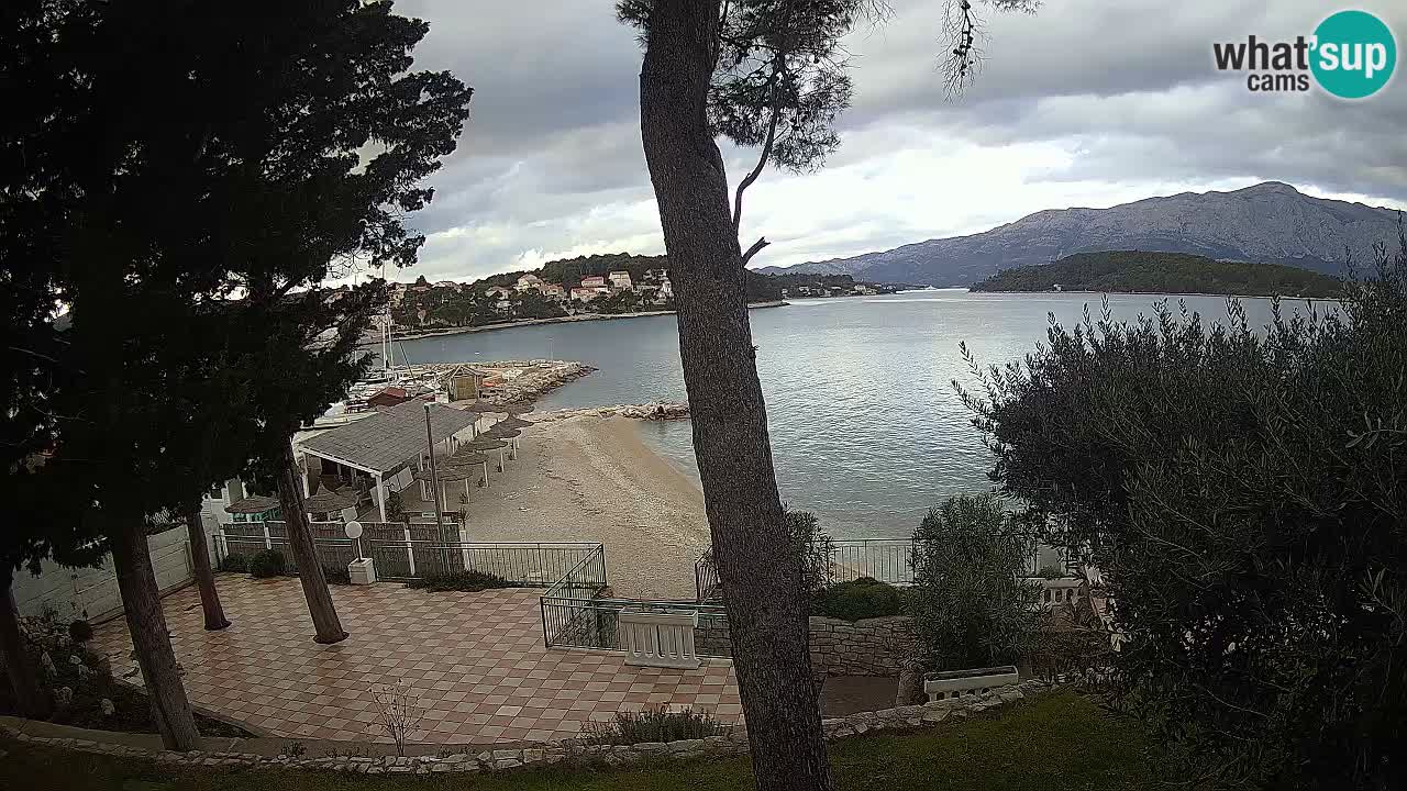 Webcam Lumbarda – Prvi Žal beach – Korčula