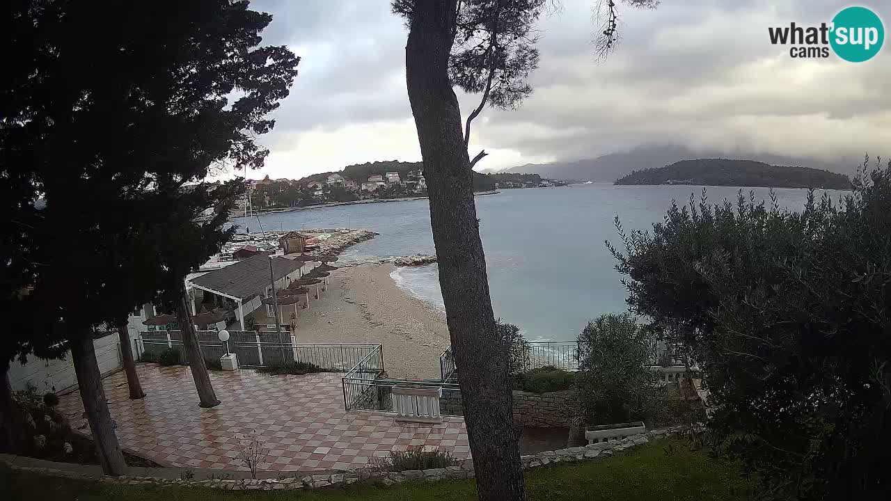 Web kamera Lumbarda – Plaža Prvi Žal – Korčula