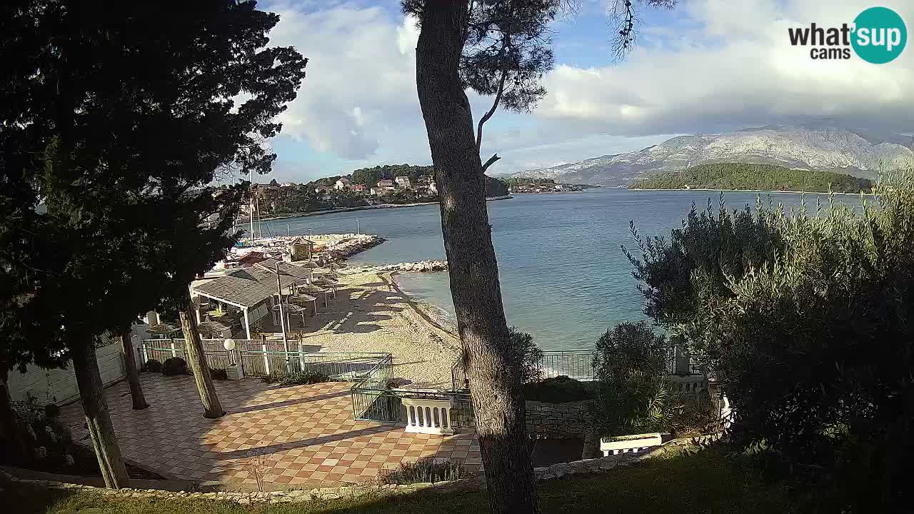 Camera en vivo Lumbarda – Playa Prvi Žal – Korčula