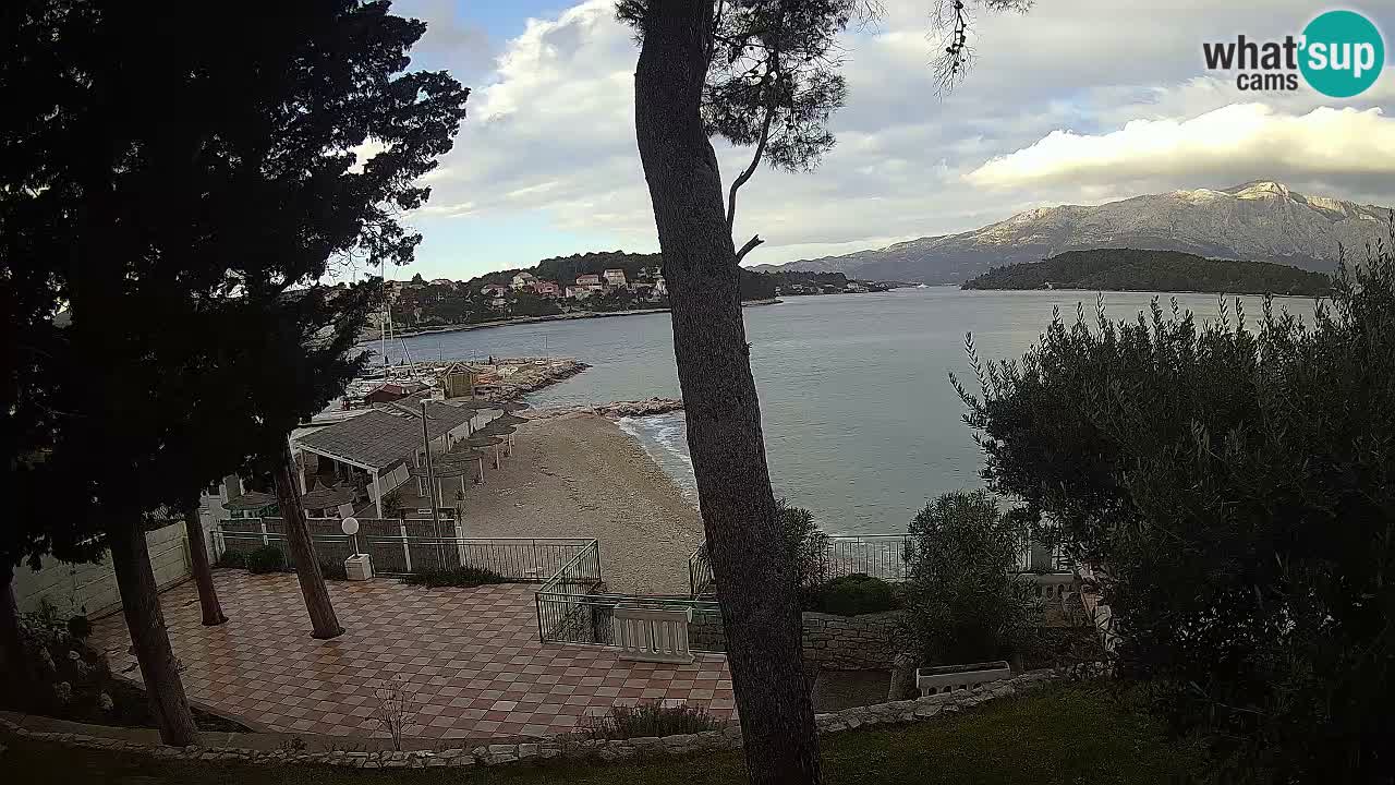 Webcam Lumbarda – Prvi Žal beach – Korčula