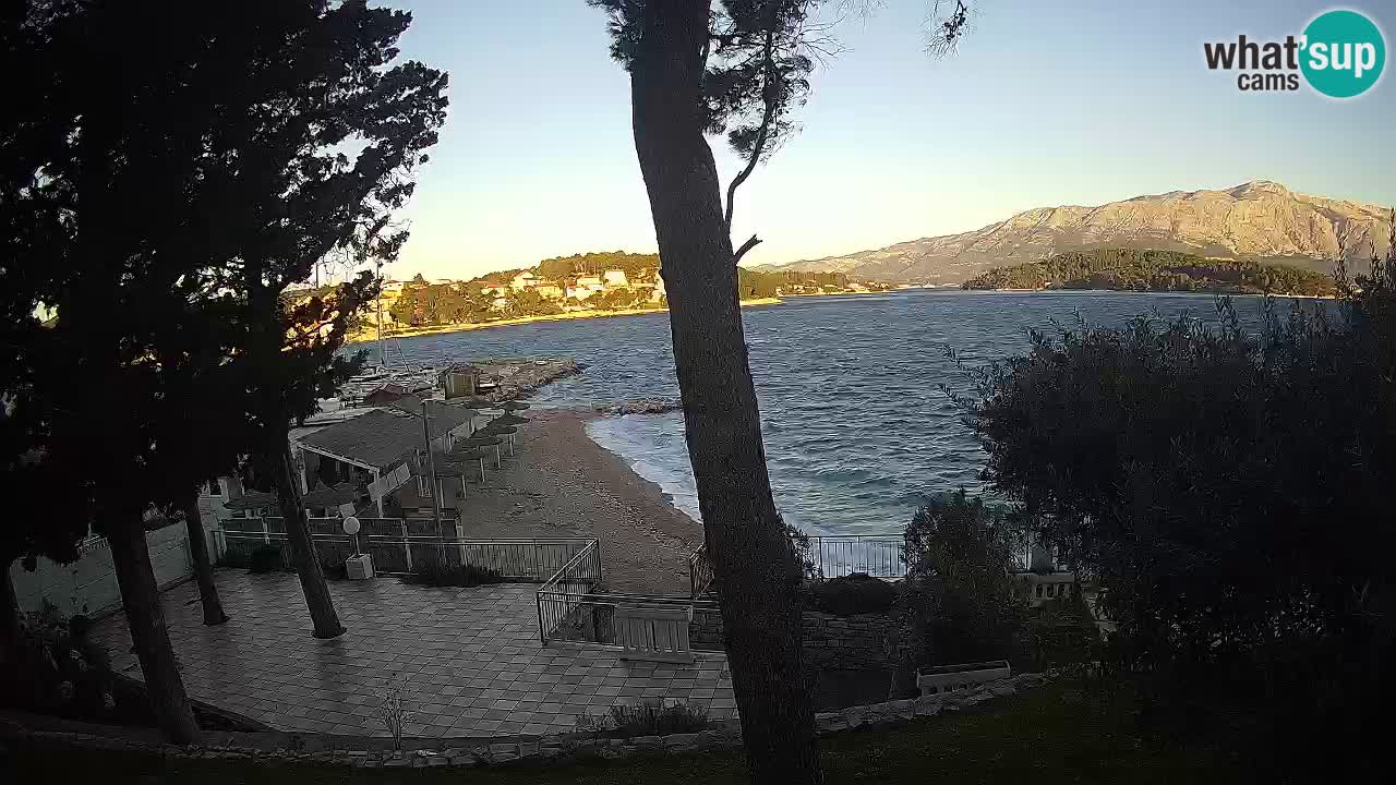 Camera en vivo Lumbarda – Playa Prvi Žal – Korčula