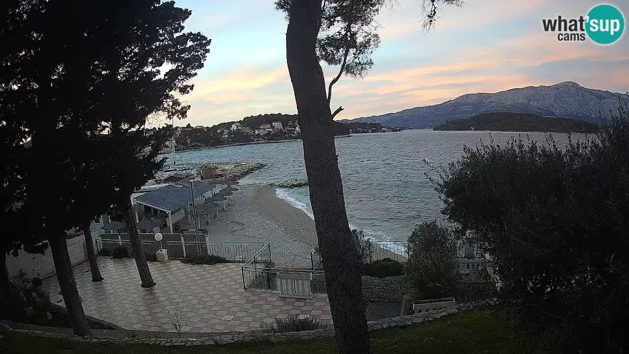 Web kamera Lumbarda – Plaža Prvi Žal – Korčula