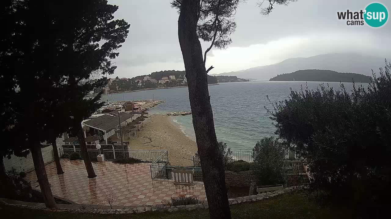 Webcam live Lumbarda – Plage Prvi Žal – Korčula